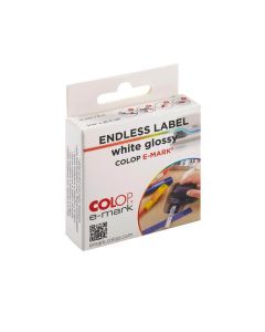 COLOP e-mark® endless label - white glossy