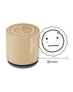 Woodies dřevěné razítko - Smiley medium